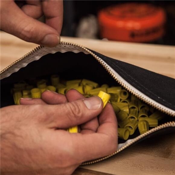 Tools 5141 Zipper Tool Bag, Tool Pouch, Bank Deposit Canvas Utility Bag - Picture 8 of 12